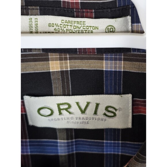 Orvis Women’s Size 10 Plaid Long Sleeve Button Up Shirt‎ - Picture 4 of 7